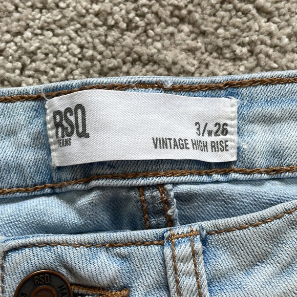 RSQ High Rise Jean Short - Picture 3 of 3